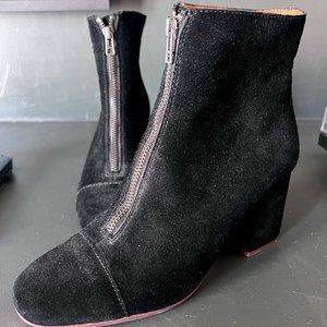 Madewell Black Chelsea Block Heel Boot (7)